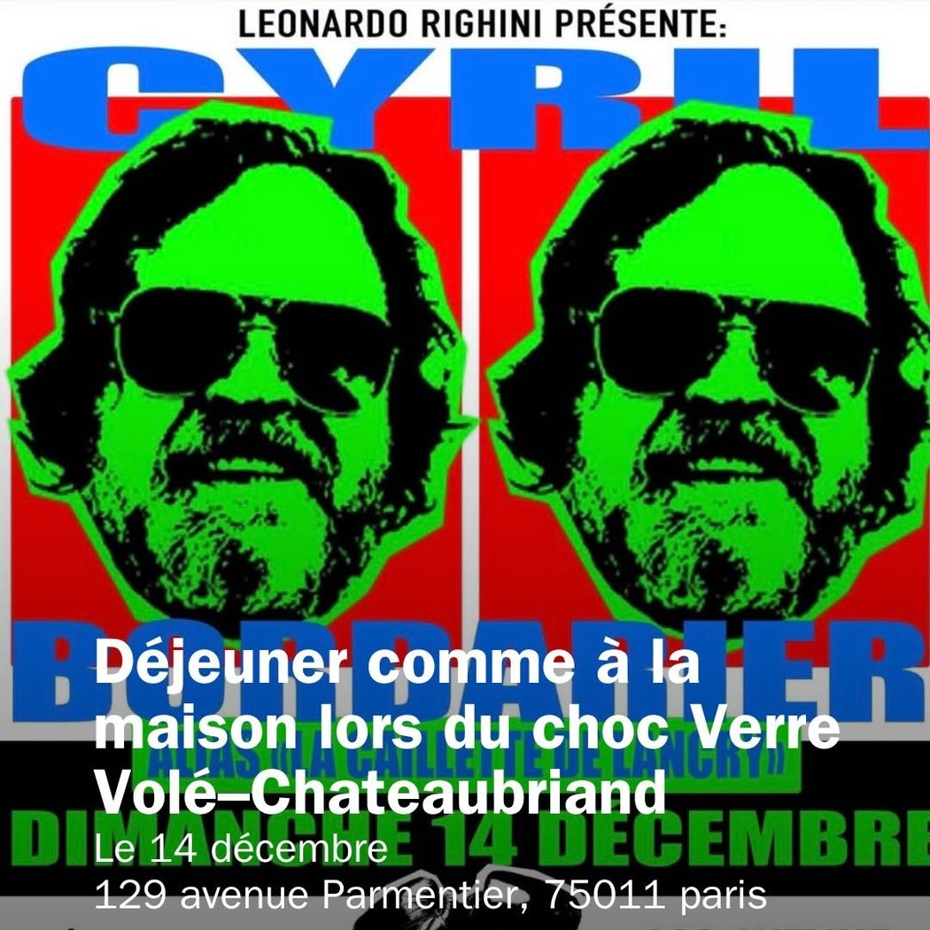 Déjeuner comme à la maison avec Cyril Bordarier 1